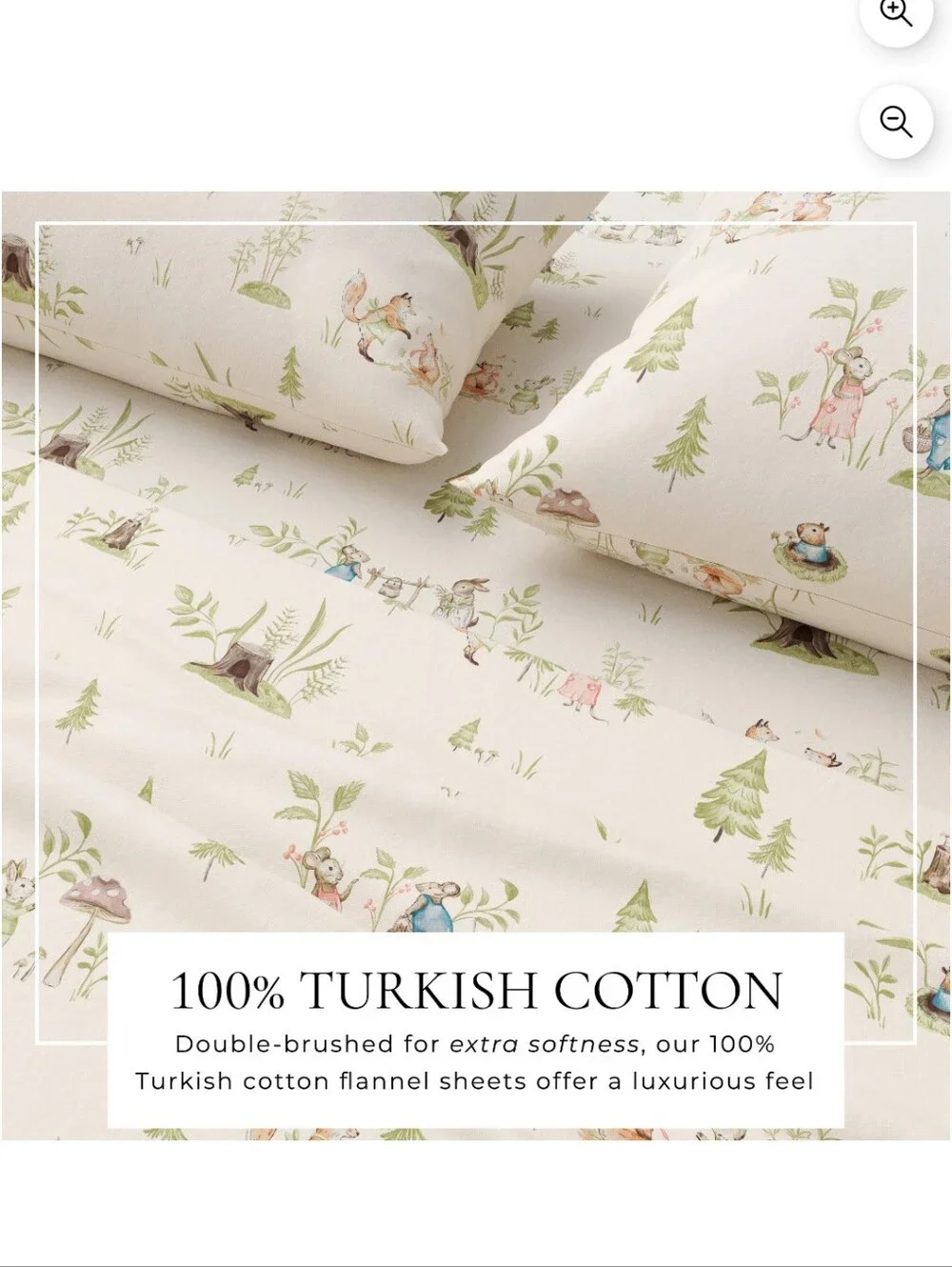 Great Bay Home Christmas Flannel Sheet Set - 100% Turkish Cotton Double Brushe K